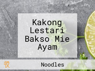 Kakong Lestari Bakso Mie Ayam