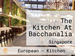 The Kitchen At Bacchanalia