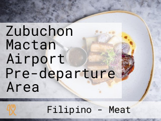 Zubuchon Mactan Airport Pre-departure Area