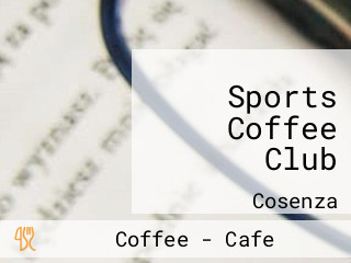 Sports Coffee Club