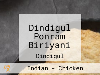 Dindigul Ponram Biriyani