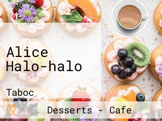 Alice Halo-halo