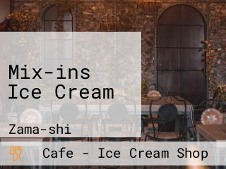 Mix-ins Ice Cream