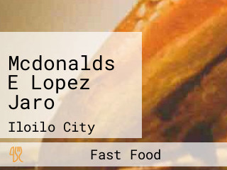 Mcdonalds E Lopez Jaro