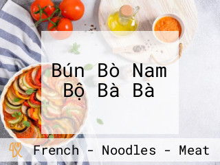 Bún Bò Nam Bộ Bà Bà