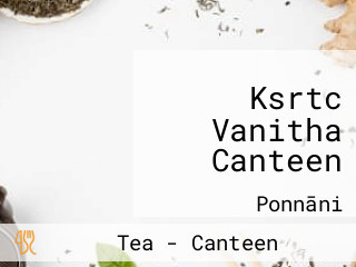 Ksrtc Vanitha Canteen