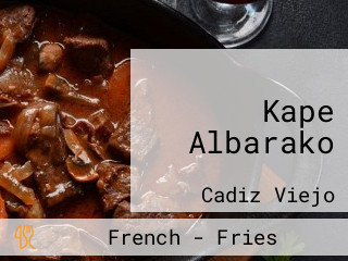 Kape Albarako