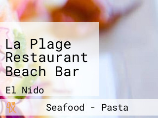 La Plage Restaurant Beach Bar