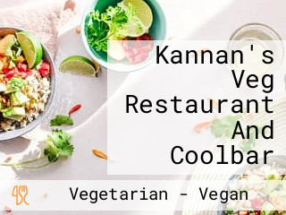 Kannan's Veg Restaurant And Coolbar