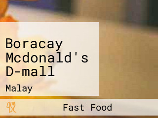 Boracay Mcdonald's D-mall