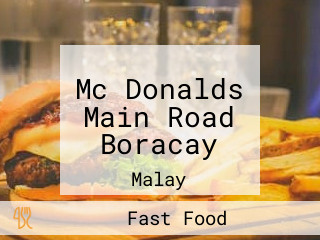 Mc Donalds Main Road Boracay