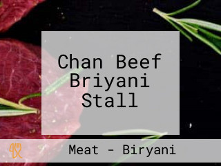 Chan Beef Briyani Stall