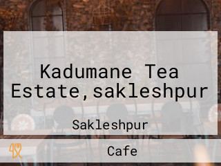 Kadumane Tea Estate,sakleshpur