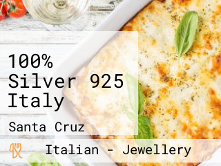 100% Silver 925 Italy