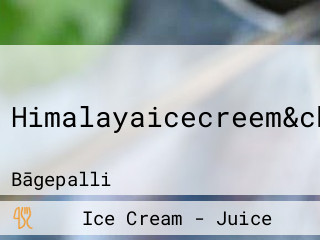 Himalayaicecreem&chatsparloor