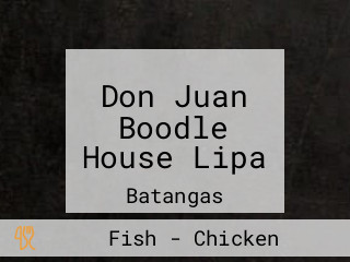 Don Juan Boodle House Lipa