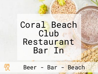 Coral Beach Club Restaurant Bar In Matabungkay Beach Resort