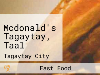 Mcdonald's Tagaytay, Taal