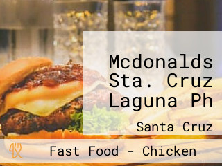 Mcdonalds Sta. Cruz Laguna Ph