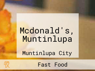 Mcdonald's, Muntinlupa