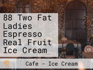 88 Two Fat Ladies Espresso Real Fruit Ice Cream