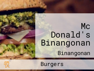 Mc Donald's Binangonan