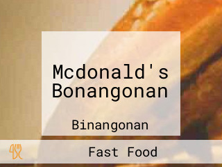 Mcdonald's Bonangonan