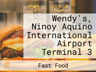 Wendy's, Ninoy Aquino International Airport Terminal 3