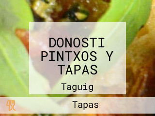 DONOSTI PINTXOS Y TAPAS