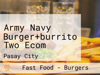 Army Navy Burger+burrito Two Ecom