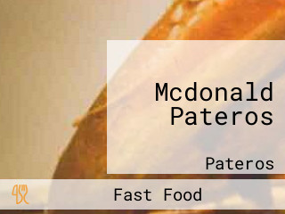 Mcdonald Pateros