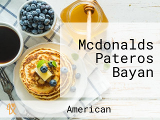 Mcdonalds Pateros Bayan