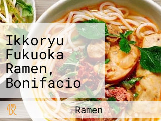 Ikkoryu Fukuoka Ramen, Bonifacio Highstreet, Bgc