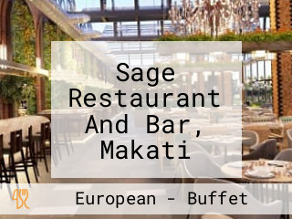 Sage Restaurant And Bar, Makati Shangri-la, Manila