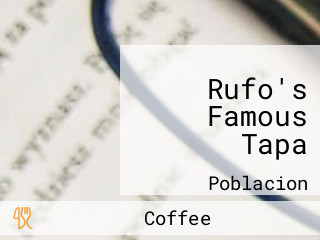 Rufo's Famous Tapa