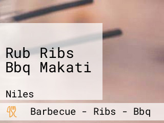 Rub Ribs Bbq Makati