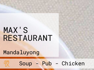 MAX'S RESTAURANT