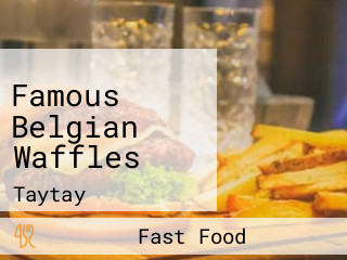 Famous Belgian Waffles