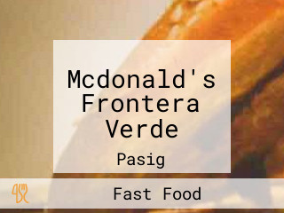 Mcdonald's Frontera Verde