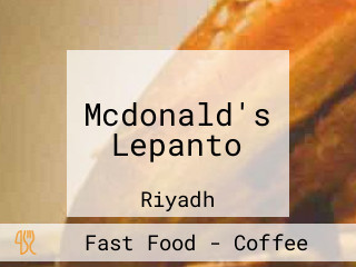 Mcdonald's Lepanto