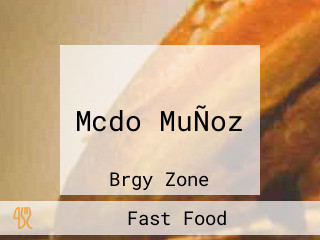 Mcdo MuÑoz