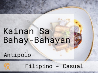 Kainan Sa Bahay-Bahayan