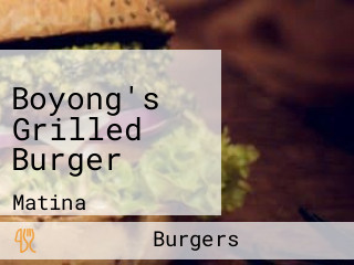 Boyong's Grilled Burger