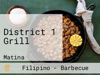 District 1 Grill