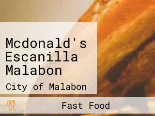 Mcdonald's Escanilla Malabon