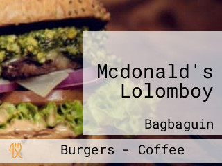 Mcdonald's Lolomboy