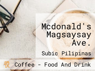 Mcdonald's Magsaysay Ave.