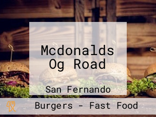 Mcdonalds Og Road