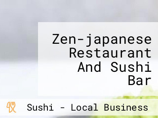 Zen-japanese Restaurant And Sushi Bar Mimosa,clark, Pampanga