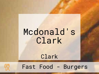 Mcdonald's Clark